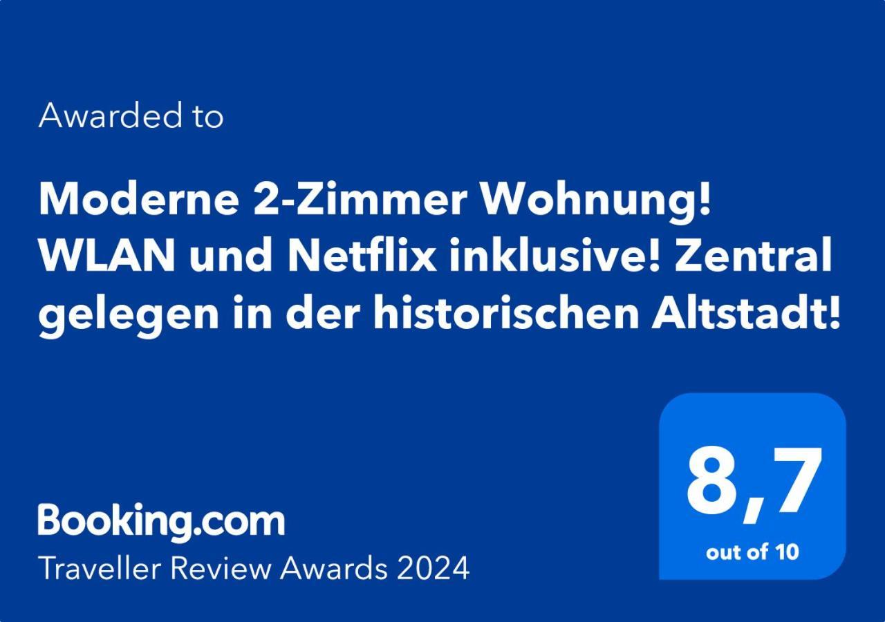 Moderne 2-Zimmer Wohnung! WLAN und Netflix inklusive! Zentral gelegen in der historischen Altstadt! Stade Exterior foto